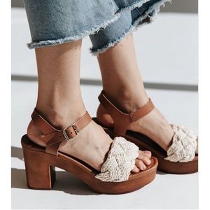 Seychelles Jump For Joy Wood Block Heel Sandal